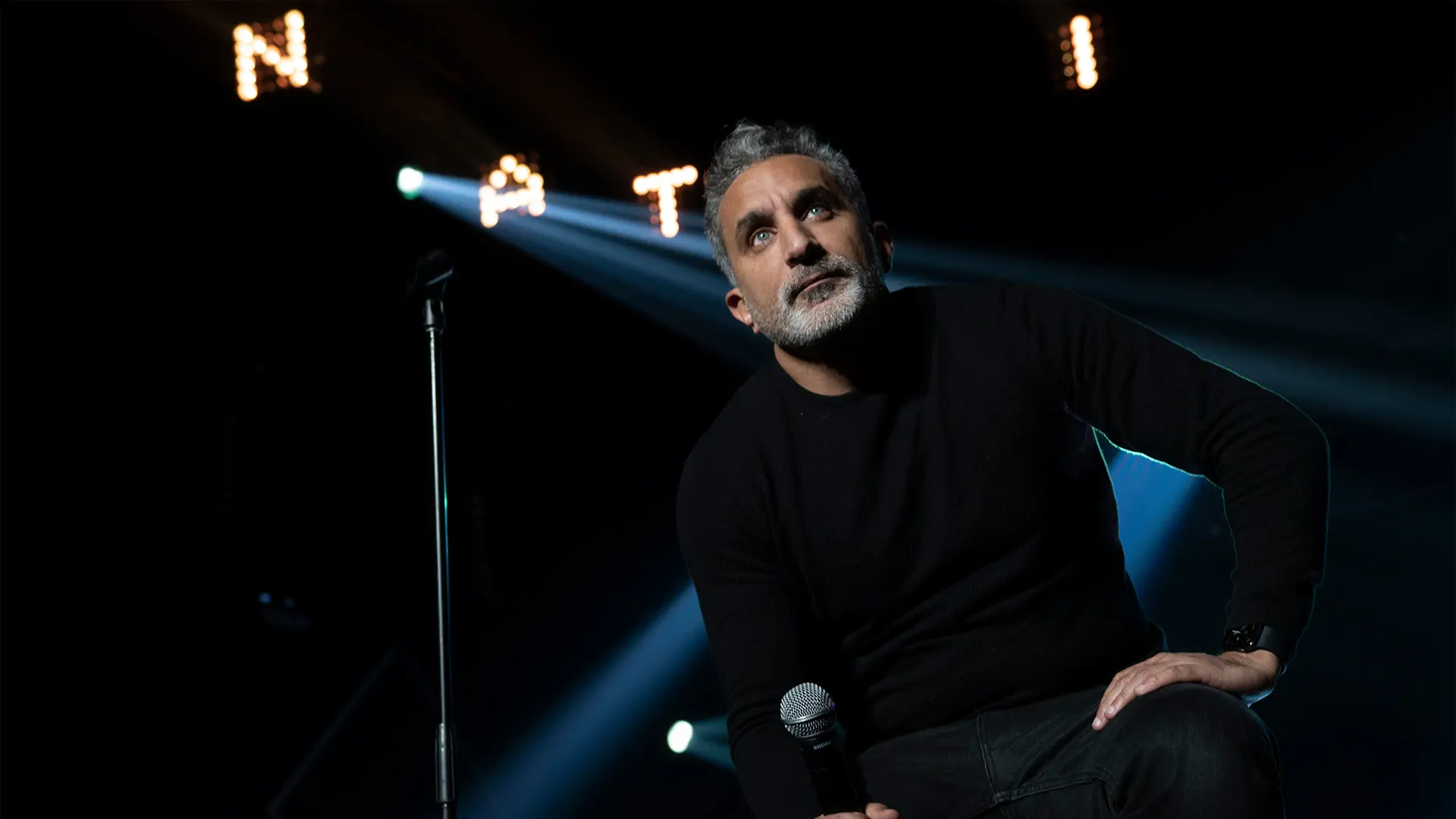 Audience at a Bassem Youssef concert